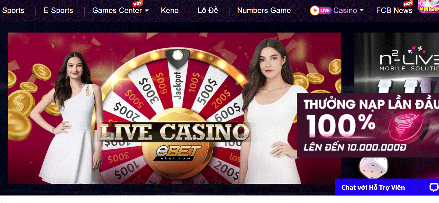 Cách tham gia cược Live Casino tại FCB8