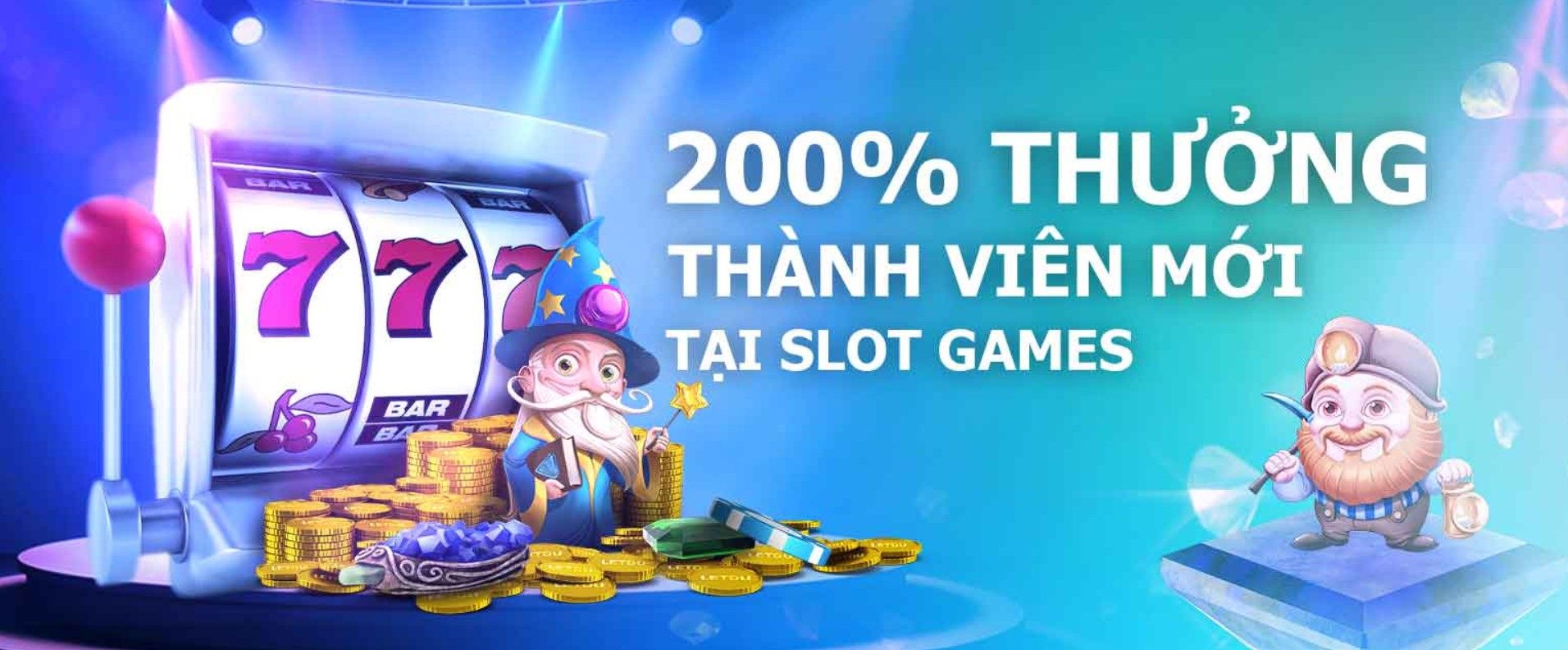 Slot game thưởng 200% tiền chào mừng
