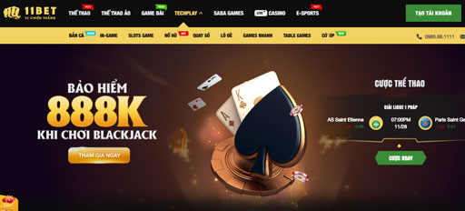 11BET - Nhà cái cá độ thể thao hàng đầu Việt Nam