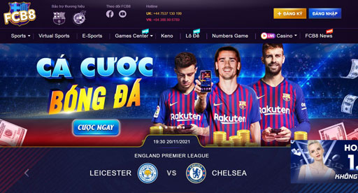 FCB8 - Top nhà cái cá cược uy tín